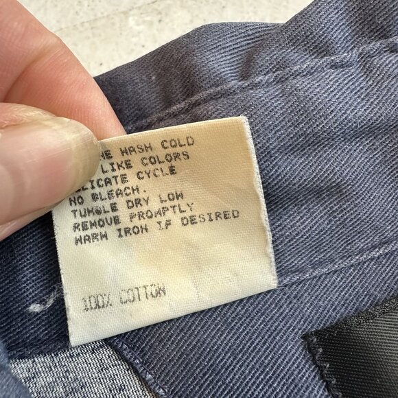 Roper Mens XL Western Shirt Aztec Pattern 100% Cotton Vtg Tall Blue White - Picture 3 of 8